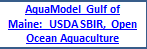AquaModel Gulf of Maine: USDA SBIR, Opean Ocean Aquaculture